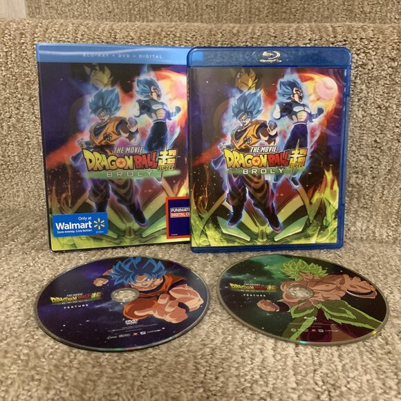 Dragon Ball Super: The Movie Broly (DVD & Blu-ray) 2 Discs Lenticular Slipcover - Picture 1 of 3